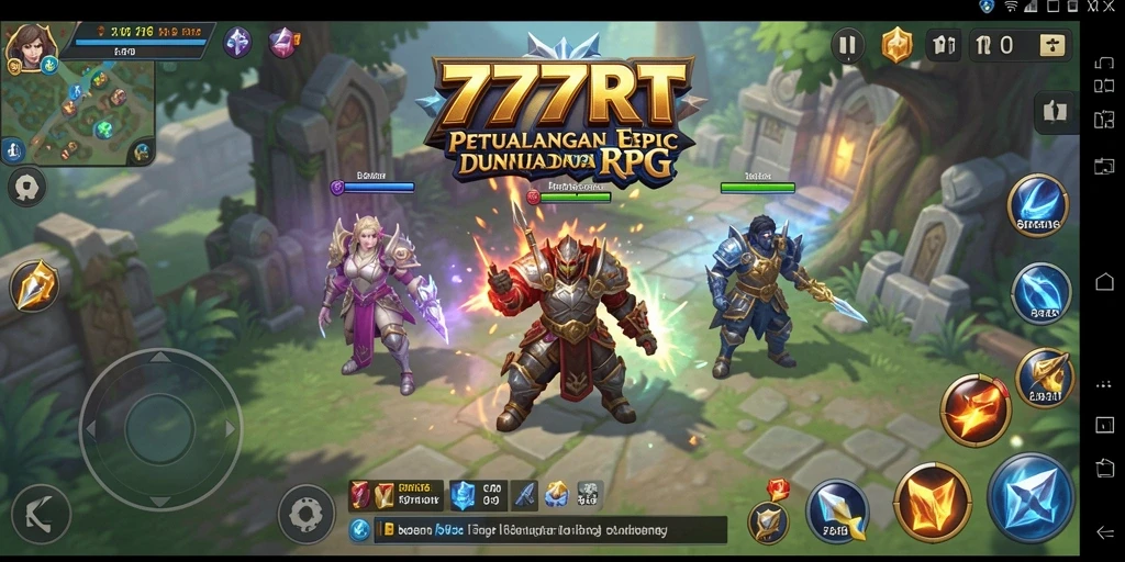 Tampilan gameplay RPG 777RT yang seru dan mengasyikkan.