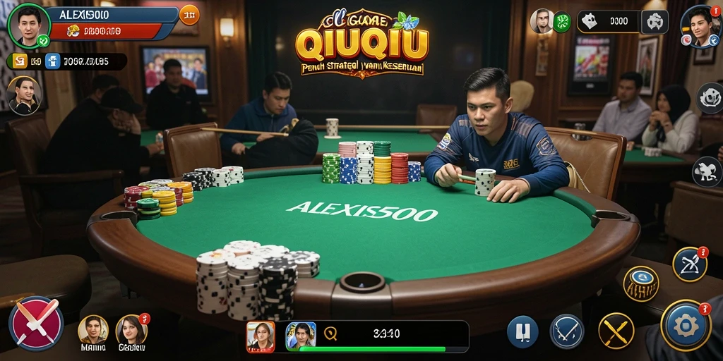 Gameplay seru QiuQiu di ALEXIS500 yang penuh aksi.