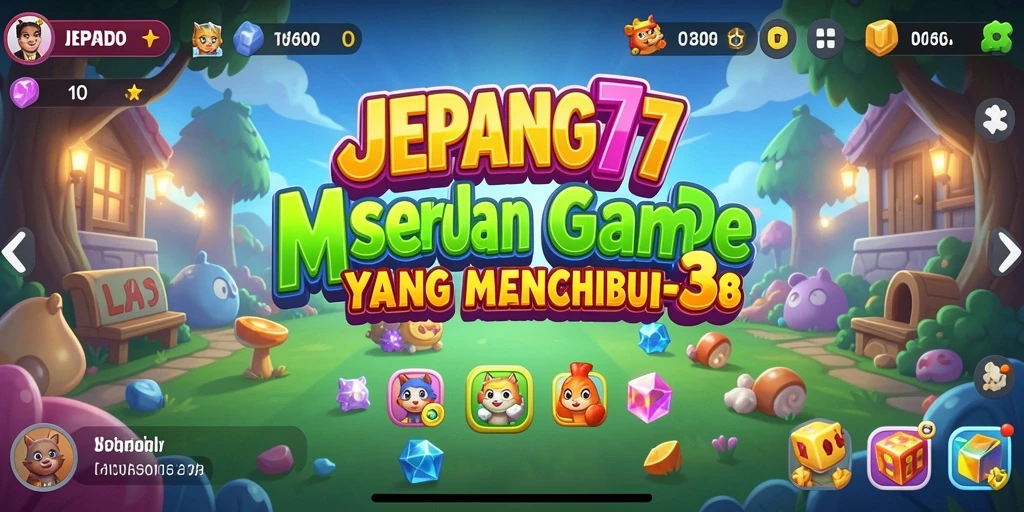 Tampilan gameplay JEPANG77 yang seru dan penuh warna.