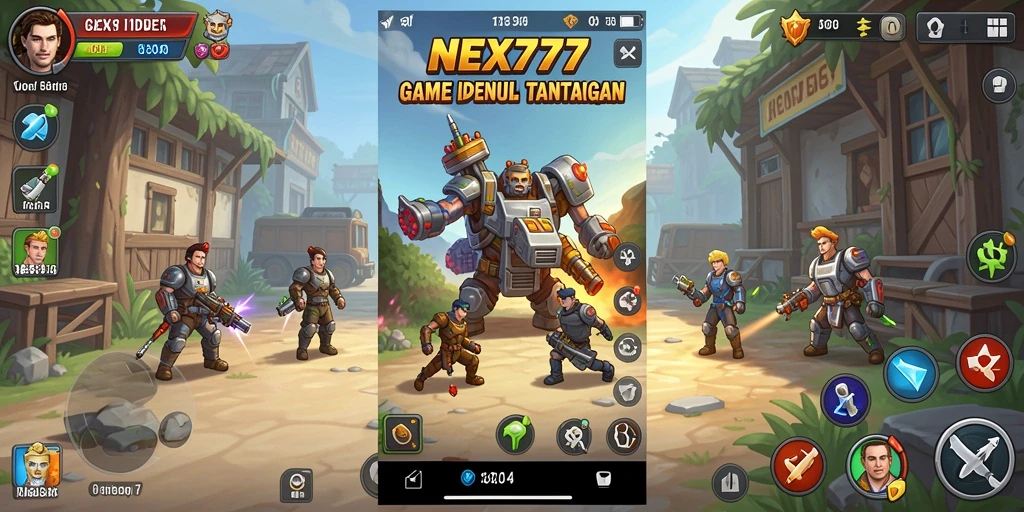 Tampilan gameplay NEX777 yang penuh warna dan menarik.