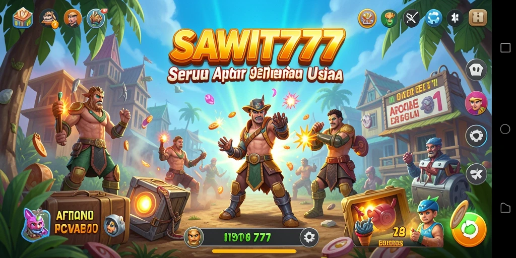 Tampilan gameplay seru SAWIT777 dengan tantangan menarik.