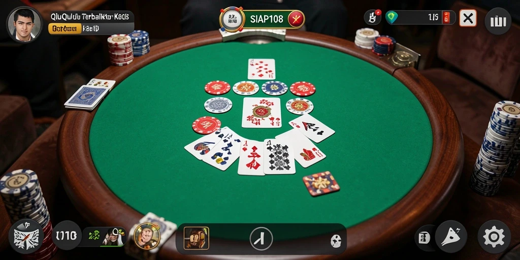 Tampilan menarik gameplay SIAP108 dalam QiuQiu.