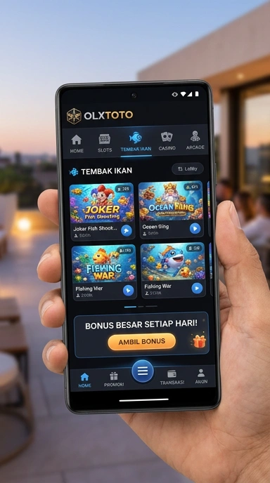 Tampilan antarmuka pengguna olxtoto yang sederhana dan mudah digunakan.